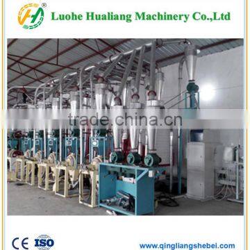 whole set processing line wheat flour milling machine