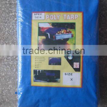 PE tarpaulin sheet 3x4M blue color