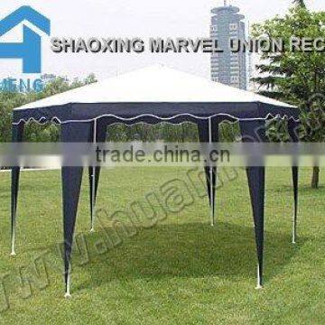 Hexagonal Green Polyester Garden Gazebo With Mosquito Net photo-6