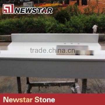 Newstar Chinese Stone White Quartz Countertops Discount photo-4