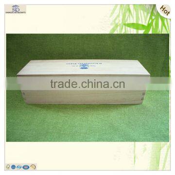 Fashion Handmade Unique Design Logo Wooden Wine Gift Box photo-6