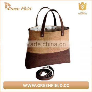 Nature Cork Tote Handbag,portuguese Cork Vegan Handbags Women Tote Bag photo-2