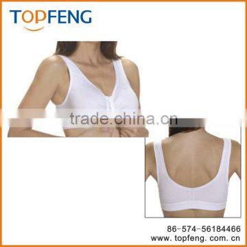 Cotton Comfort Bra/Cotton Bra/Comfort Bra/front open bra/front zipper bra