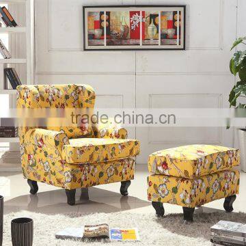 European rustic style fabric sofa chair LQ-804#