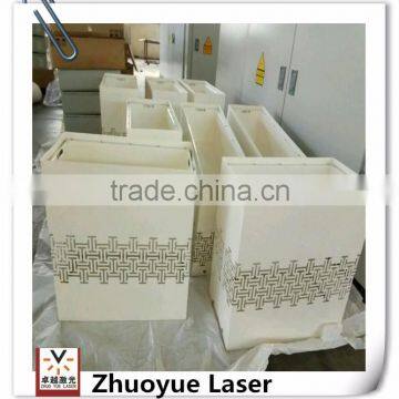 Customized Galvanized Ivory Rectangular Planter Box With Oblique/ Metal Flower Pot photo-3