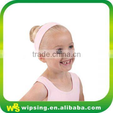 High stretch cotton baby girl headband for dancing