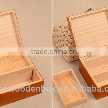2016 Mini Antique Folding Wooden Sewing Box photo-2