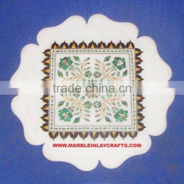 Elegance Marble Inlay Plate