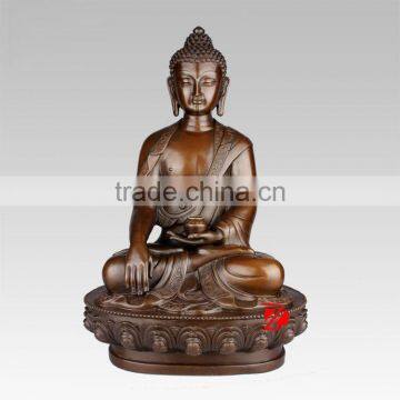 Cast Brass Tibetan Little Buddha Statues photo-2