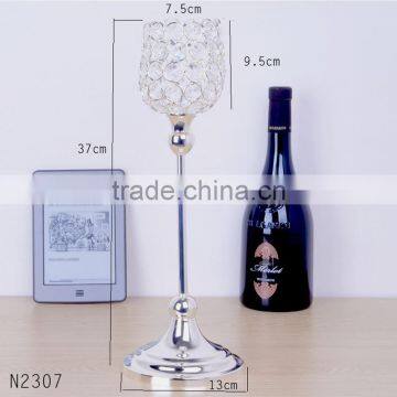 2016 New High-end Luury Crystal Candle Holder Home Decorative Candlestick Home Party Bar Wedding Room Romantic Decor photo-2