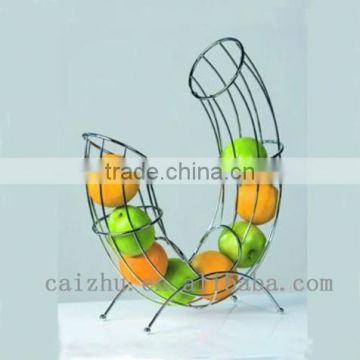 U Pipe Shape Fruit Rack,chrome