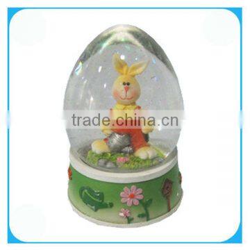 Polyresin waterball for easter day decoration