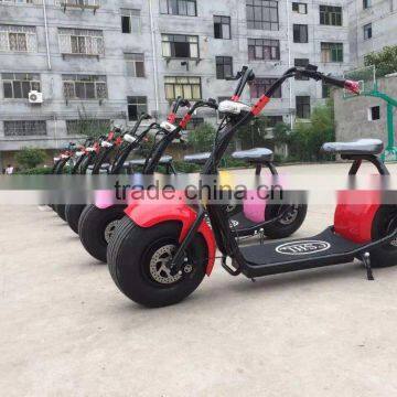 2017 zhejiang factory direct selling electric bike 48v fat tire citycoco with suspension