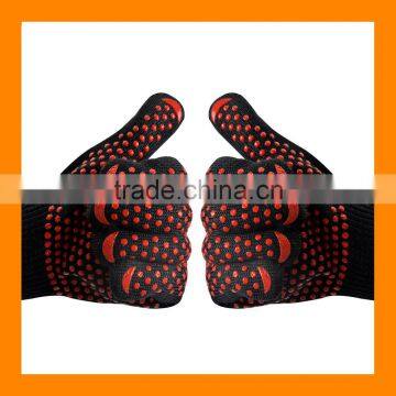 Extremely Flame and Heat Resistant Barbecue Mitts With Silicone for Grill,Smoker,Pit,Fireplace,Camping,Kitchen BBQ Ove Glove photo-2