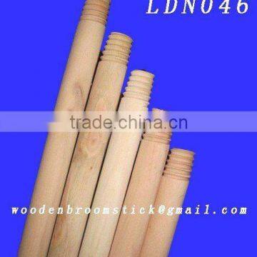 Natural wooden broom handle/mop stick