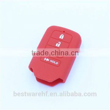 Many Colors in Stock Silicone Car Key Cover for Honda 4 Buttons photo-3