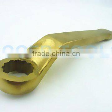 27mm Offset Striking Box Wrench Hammer Slogging Spanner Al-Br Non Sparking Hnad Tools photo-2
