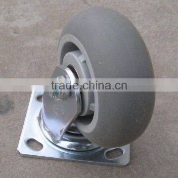 5" Small Heavy Duty TPR Swiver Castor for Bulky Goods Hand Pallet Trolley Cart photo-2