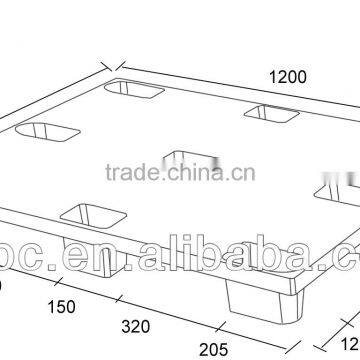 Standard Single Side Light Cheap Plastic Pallet photo-3