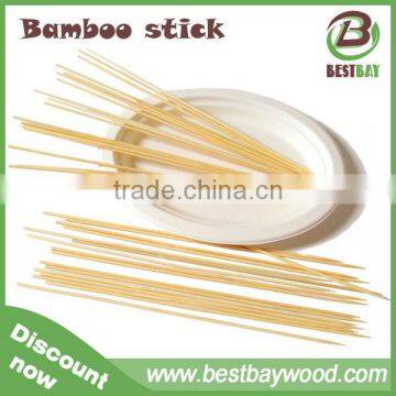 15 Inch Bbq Wholesale Food Bamboo Skewer Round Bamboo Sticks photo-4