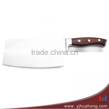 Stainless Steel Carving Chopping Knife with Color Wooden Handle