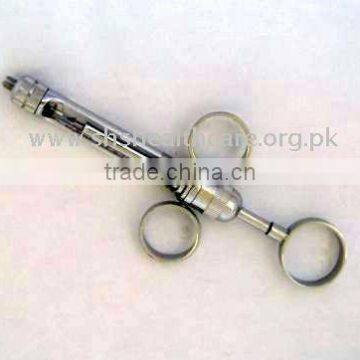 Manual Aspirating Syringe Chrome Plated