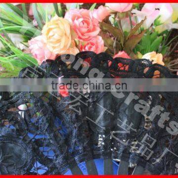 Nature Bamboo Lace Wedding Fan photo-2