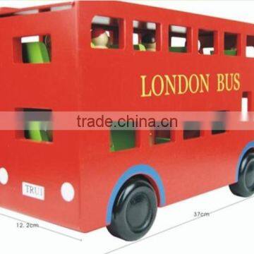 Wooden Bus;London bus;toy bus