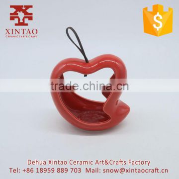 Dehua factory supply Cheap under glazed Ceramic Hanging Succulent Planter Pots for flowers