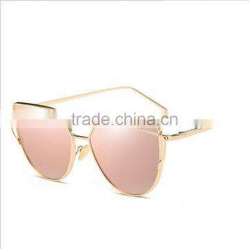UCHOME Custom Promotional Double Metal Frame Sunglasses ,Genuine Mosaic Female Sun Glasses photo-4