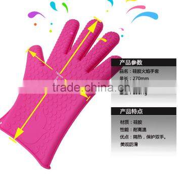 On Sale!Heat Resistant BBQ and Cooking Silicone Gloves Baking Gloves Safe Hands Gloves photo-6