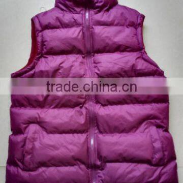 100% Polyester Ladies Sleeveless Fleece Padded Vest in Winter photo-2