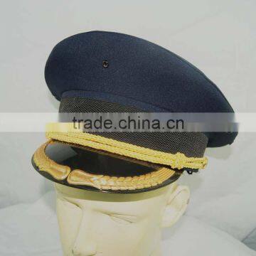 navy army top-quality felt union military peaked hats