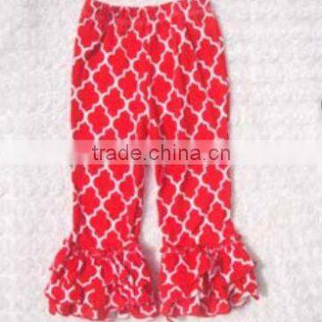 2016 Chinese Product Wholesale and EXW Price 100%cotton Pants With Ruffle for Baby Kids as Legging for Winter photo-3