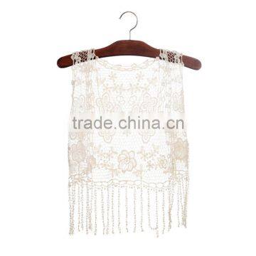 Custom Made Kids Sleeveless Vest Baby Lace Top Children photo-4