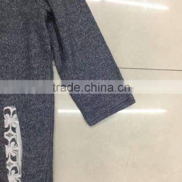 Clearance Sale Womencotton French Terry Lace T-shirt photo-3