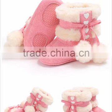 Kids Shoes Furry Boots Infant Toddler Warm Winter Red Colourful Wholesale photo-6