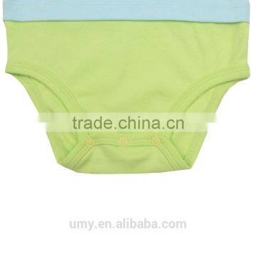 Summer Baby Boy Collar Short Sleeve Clothes Little Car Design Plain Baby Rompers photo-5