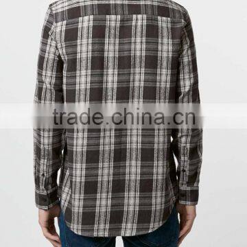 Men Gingham Button Down Smart Shirt photo-4