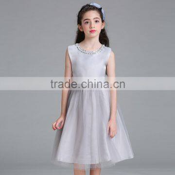 2017 Latest Design Baby Girl Wedding Dress Custom Made Party Dress#L566 photo-4