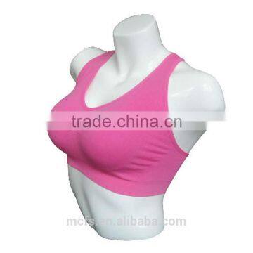 Cheap Seamless Running Bra Fashion Ladies Sexy Bra Lingerie Fitness Wear Plain Sprots Bra photo-2