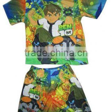 chilid summer sets for boys cartoon kids wear set