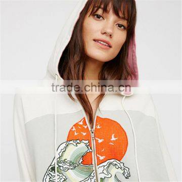 2017 Women Relaxed Cotton Comfort Colors Coat With Side Pockets photo-5