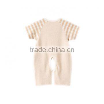 Wholesale Organic Baby Clothes 100% Organic Cotton Striped Romper Baby Clothing photo-6