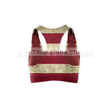 Multi Star American Flag Compression Sports Bra photo-2