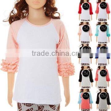 Factory Wholesale Icing Ruffle Shirt photo-3