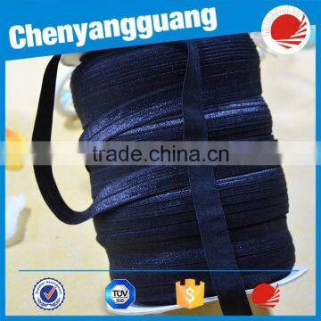 Shinny elastic fold over tape bra folder bias tape