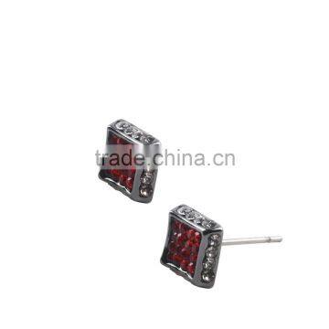 Custom Unique Designs Fashion Sterling Silver Jhumka Twinkling Diamond Hiphop Earrings Wholesale With Packing Box photo-4