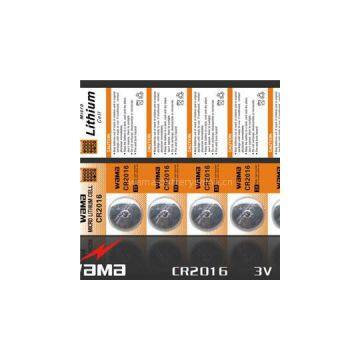 CR2016 Lithium Button Cell Battery