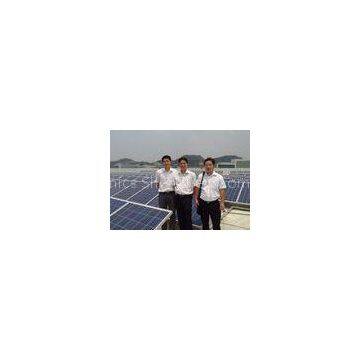 Poly Silicon 1MW Photovoltaic Solar Panel Flat Roof Mounting System